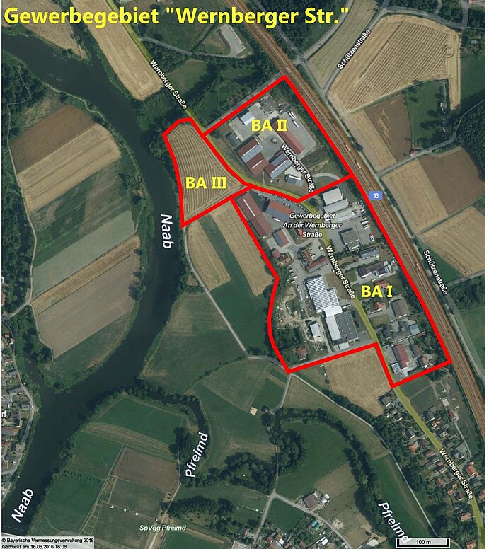 Gewerbegebiet "Wernberger Straße"