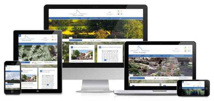 Responsive Web der Stadt Pfreimd